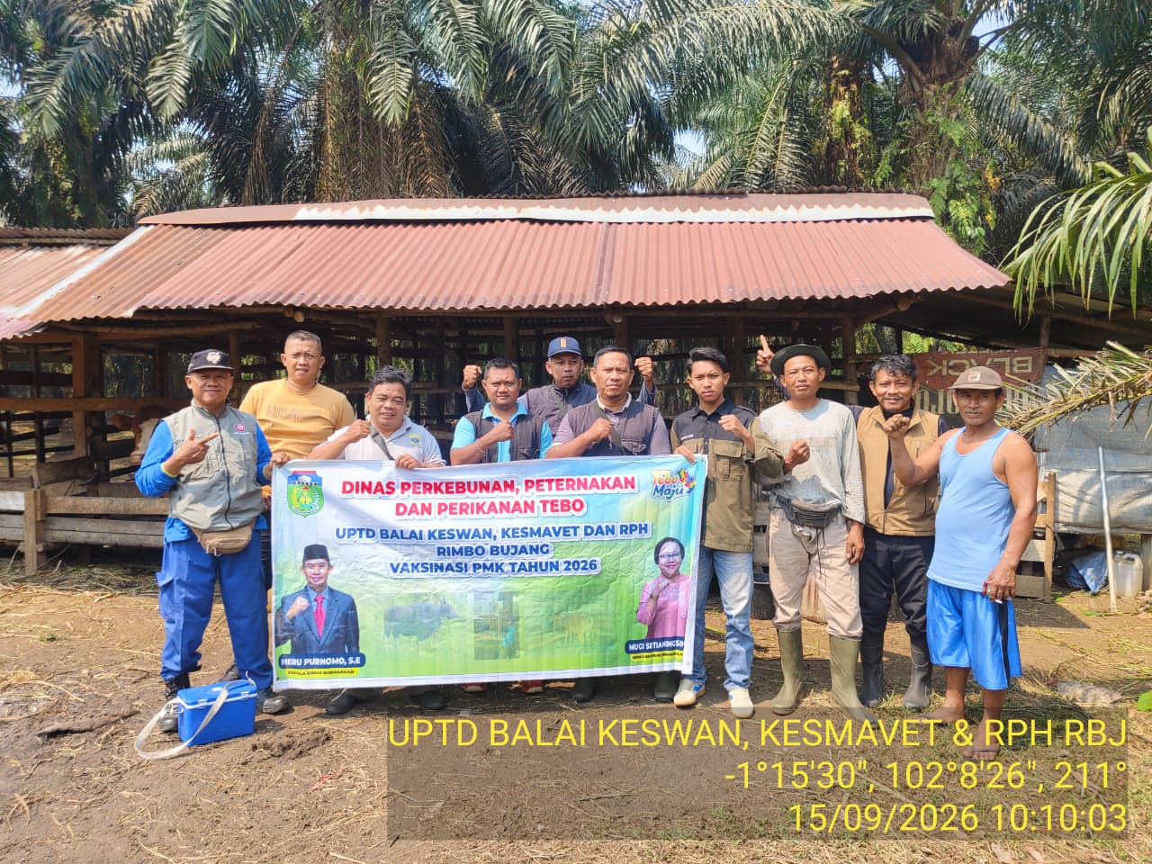 Kegiatan vaksinasi UPTD Rimbo Bujang - 20260922104048