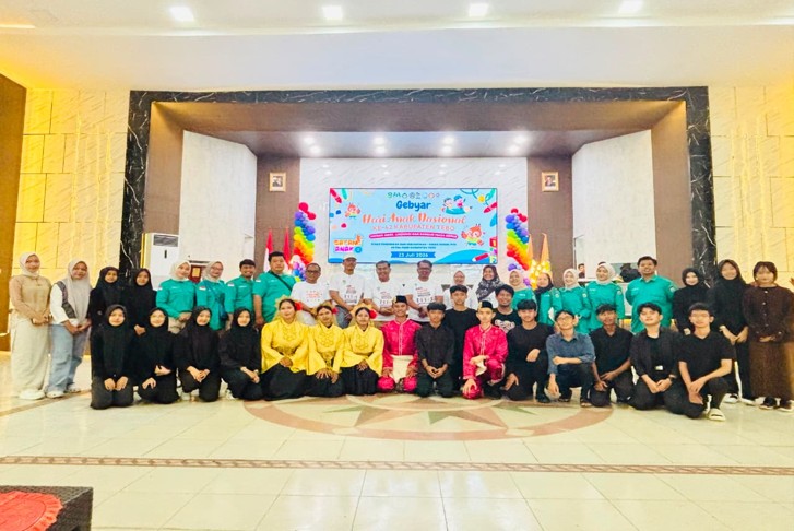 PERINGATAN HARI ANAK NASIONAL KE-42. DINSOS P3A BERKOLABORASI DENGAN BUNDA PAUD MERIAHKAN PUNCAK PERINGATAN HAN TAHUN 2026